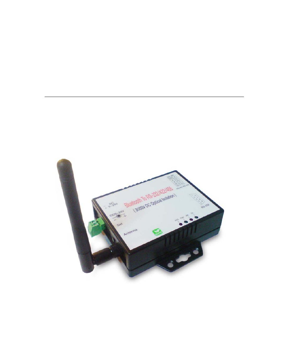 Quatech Bluetooth To Serial Converter SS-BLT-400 User Manual | 18 pages
