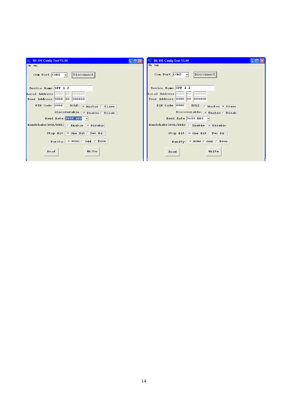 Apply “connect | Quatech Bluetooth To Serial Converter SS-BLT-400 User Manual | Page 15 / 18