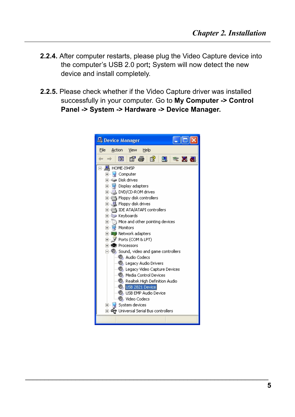 Quatech Audio/Video Capture USB 2.0 User Manual | Page 8 / 17