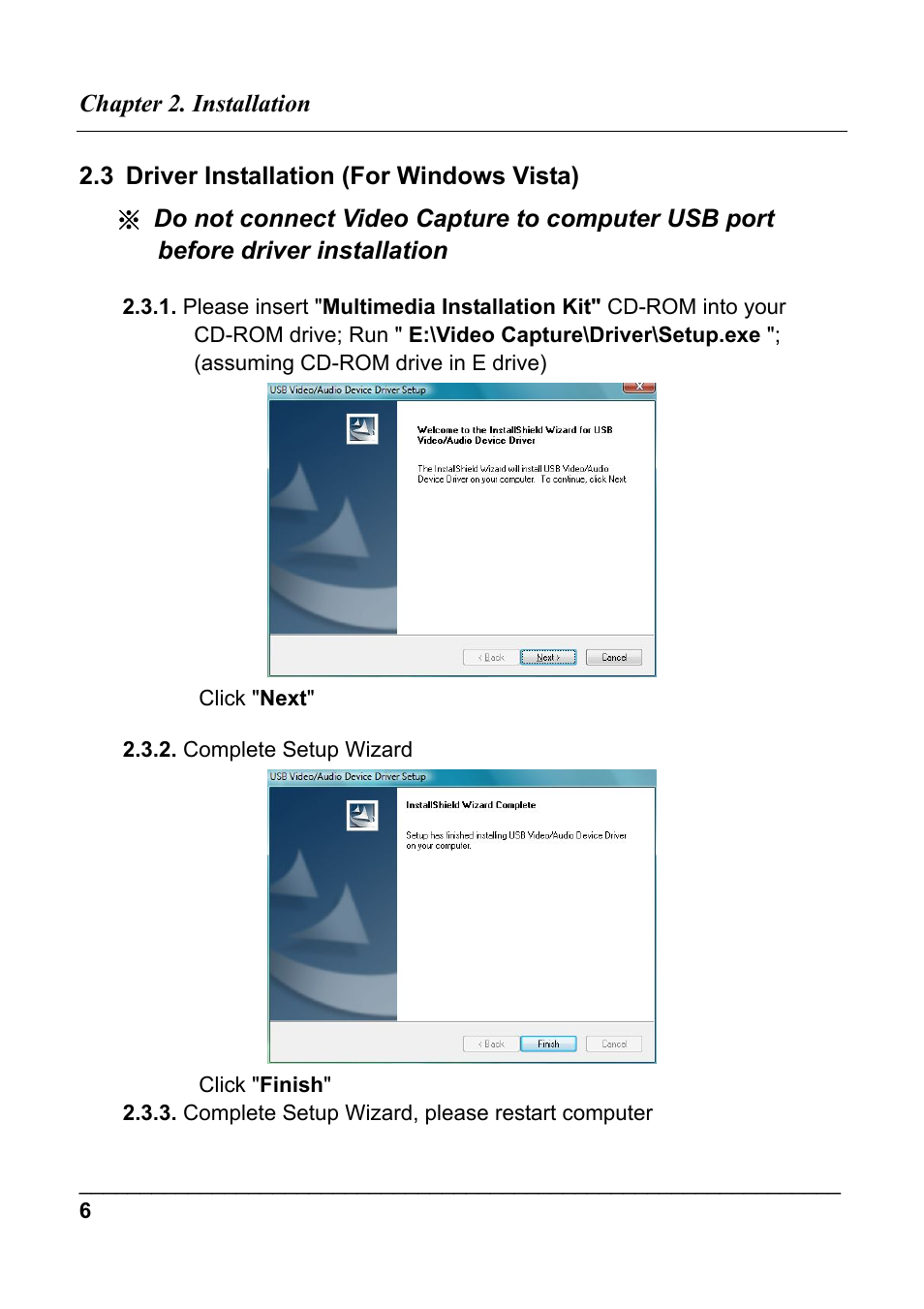 Quatech Audio/Video Capture USB 2.0 User Manual | Page 9 / 17