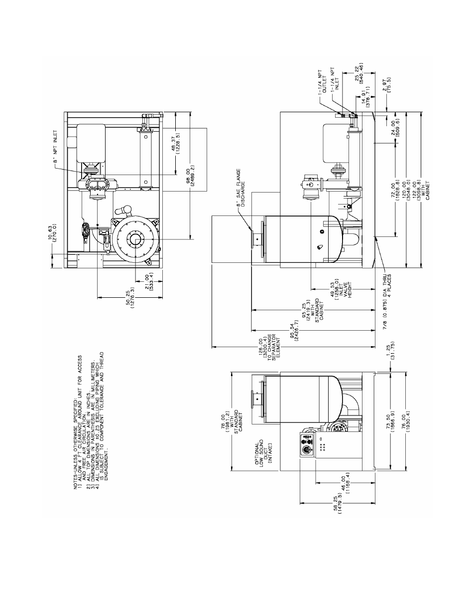 )qsvi 200 (water-cooled) | Quincy Compressor 50093-103 User Manual | Page 33 / 76