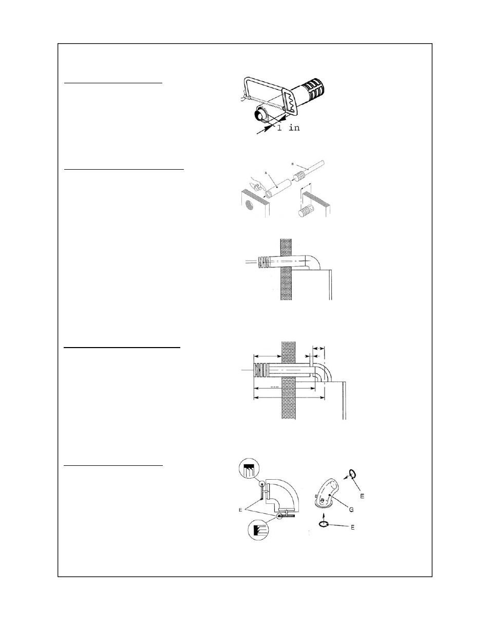 Standard concentric vent kit installation | QHT Boiler User Manual | Page 11 / 24