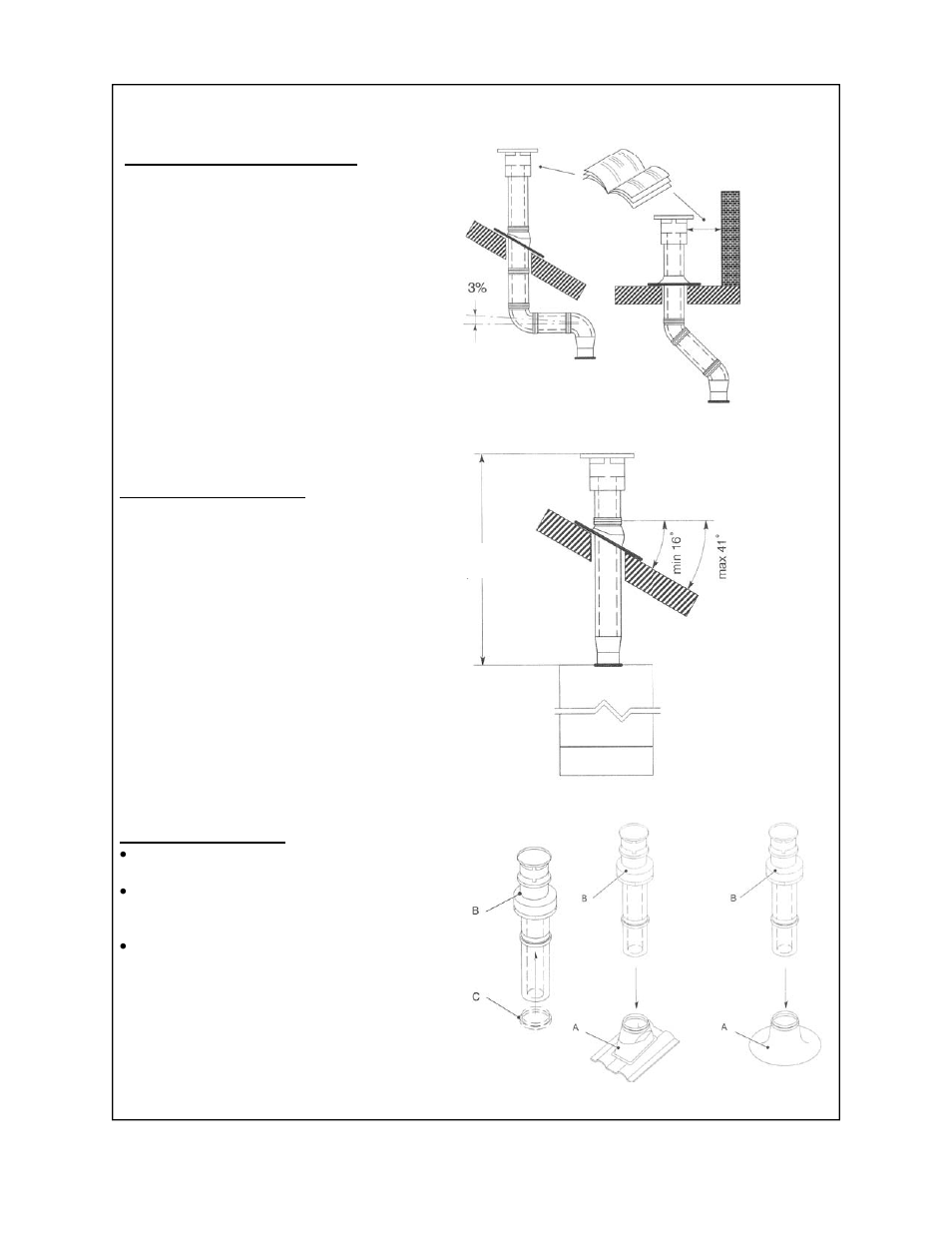 Vertical roof vent kit installation | QHT Boiler User Manual | Page 19 / 24