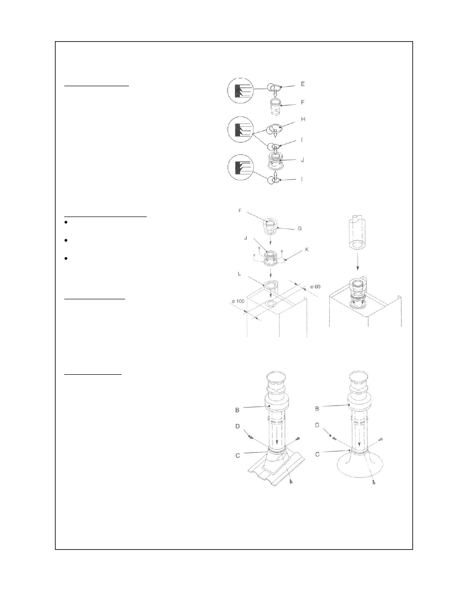 Vertical roof vent kit installation cont | QHT Boiler User Manual | Page 20 / 24