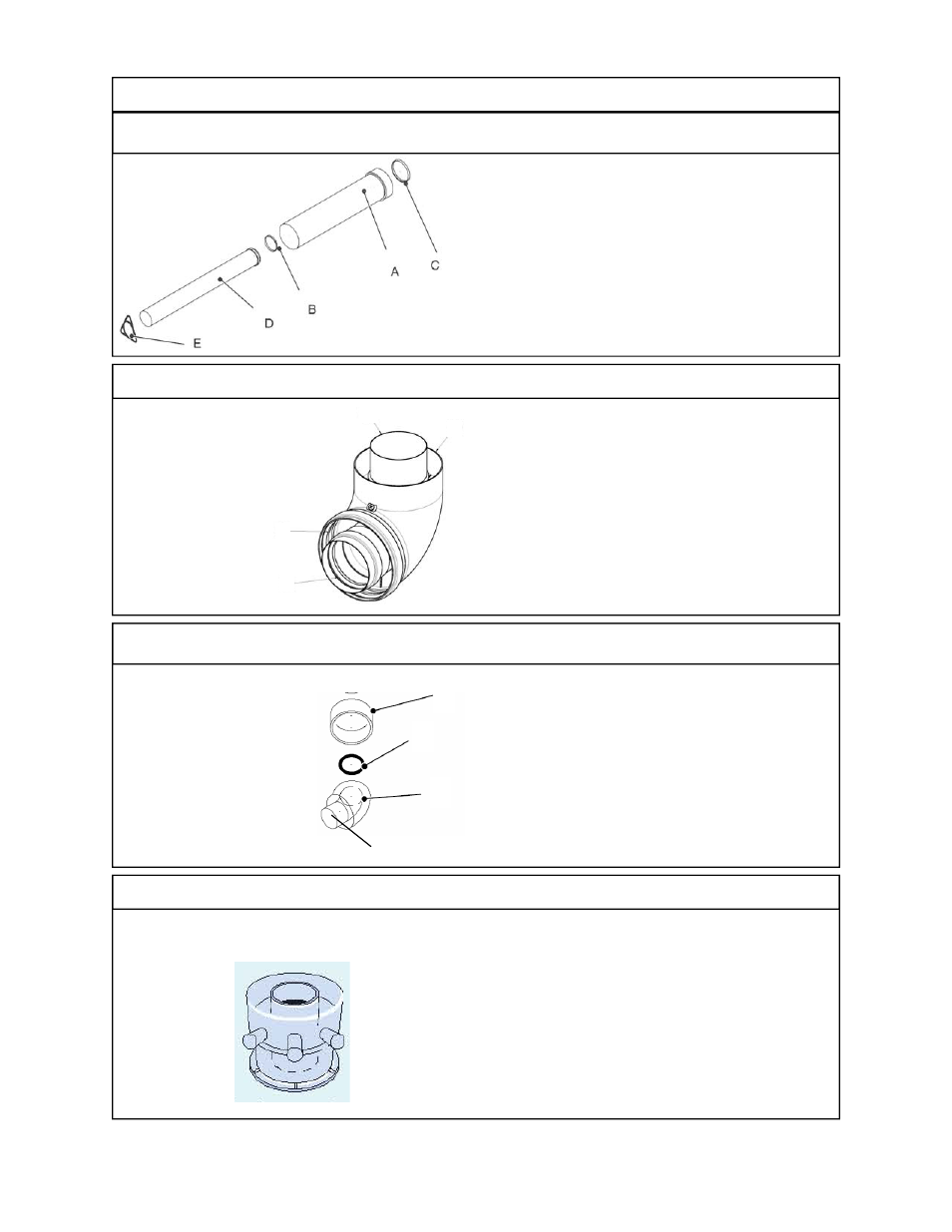 Vertical roof vent accessories | QHT Boiler User Manual | Page 21 / 24