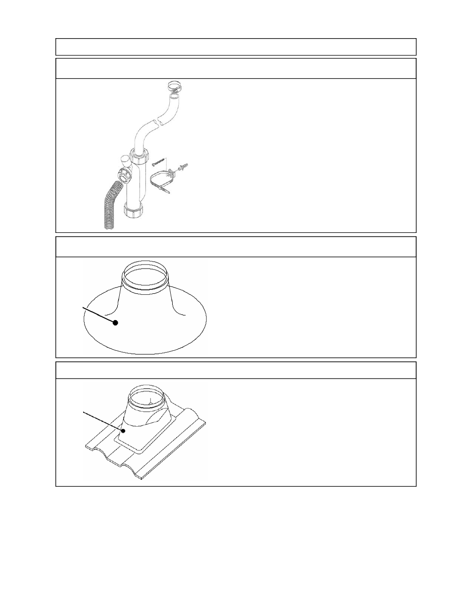 Vertical roof vent accessories cont | QHT Boiler User Manual | Page 22 / 24