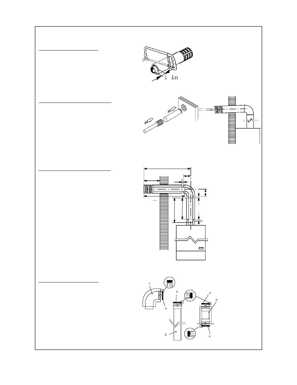 Concentric riser vent kit installation | QHT Boiler User Manual | Page 7 / 24