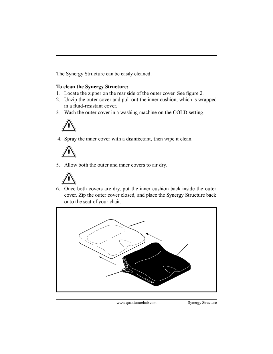 Cleaning | Quantum Synergy Solution none User Manual | Page 7 / 12