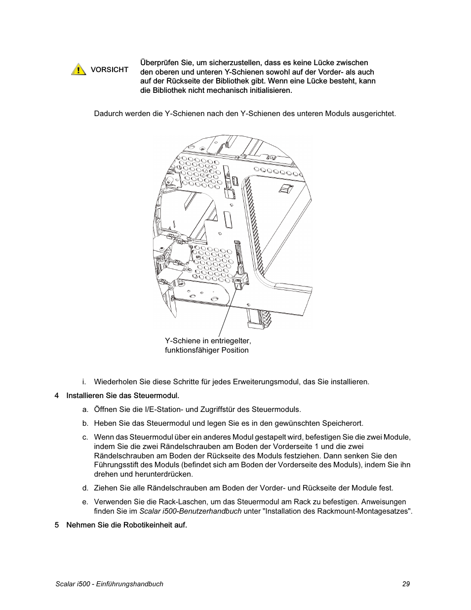Quantum Scalar i500 User Manual | Page 29 / 148
