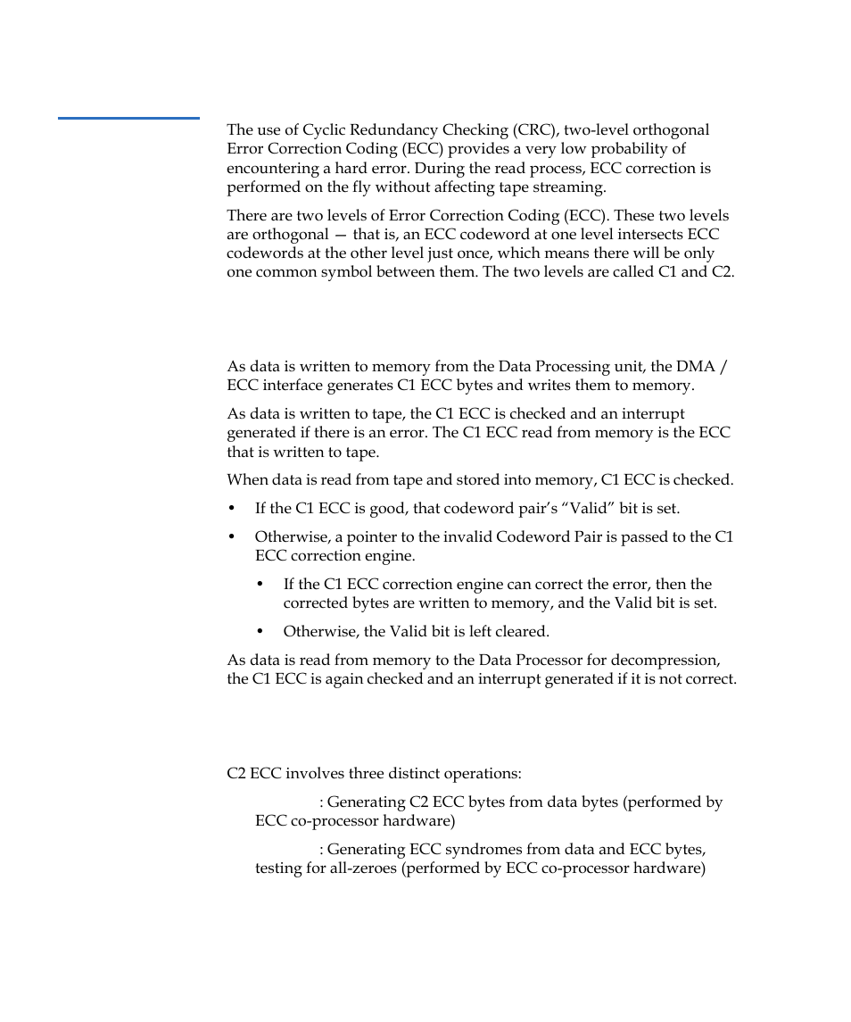 Error-correction code (ecc) | Quantum Tape Drive LTO-3 User Manual | Page 48 / 98