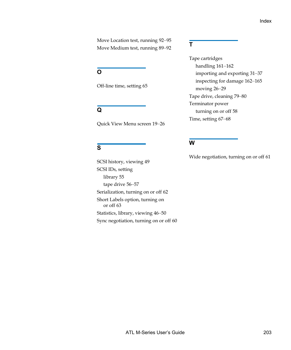 Quantum ATL M-Series User Manual | Page 221 / 222