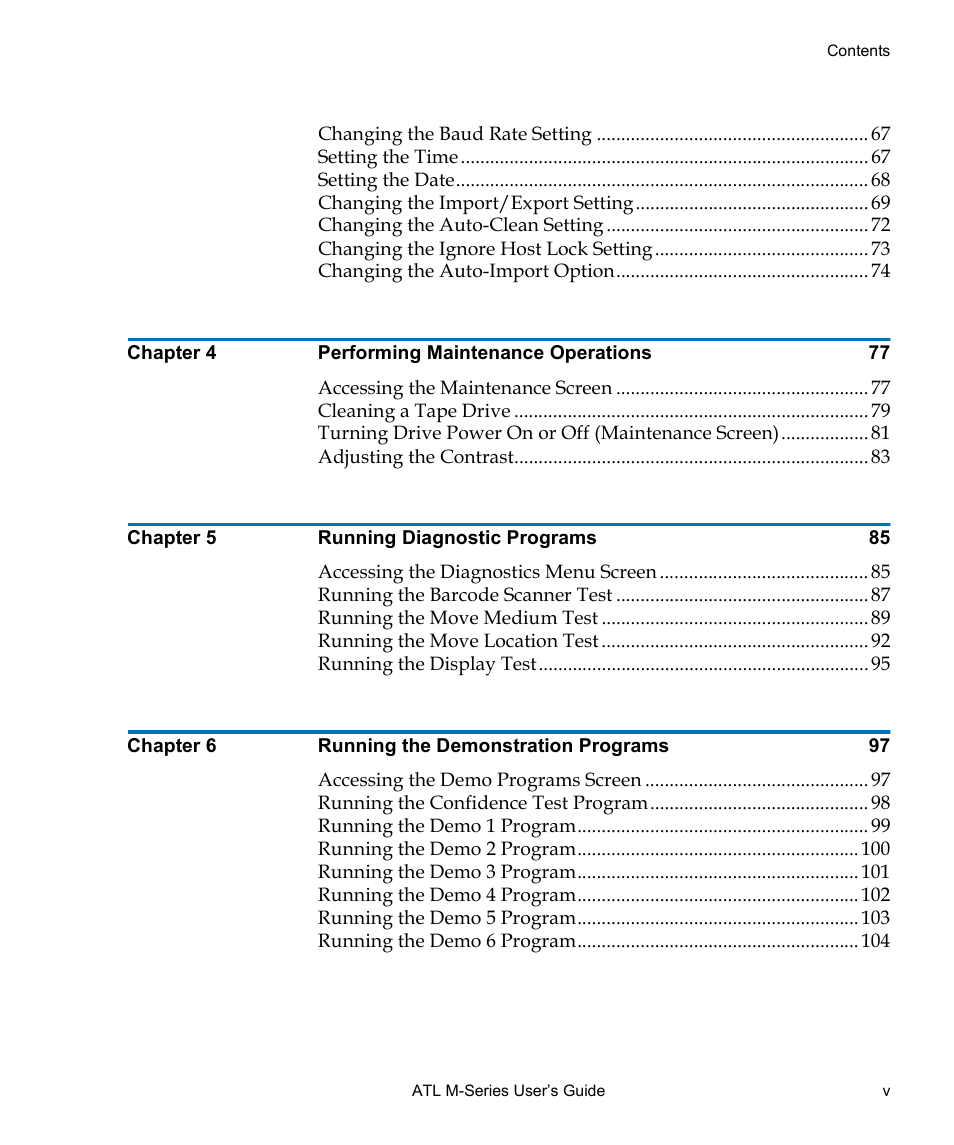 Quantum ATL M-Series User Manual | Page 5 / 222