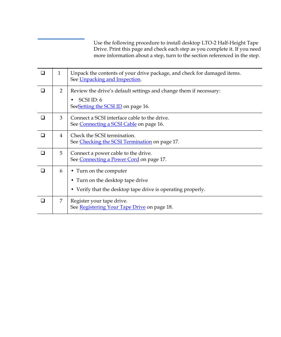 Desktop lto-2 half-height tape drive quick start | Quantum LTO-2 User Manual | Page 19 / 94