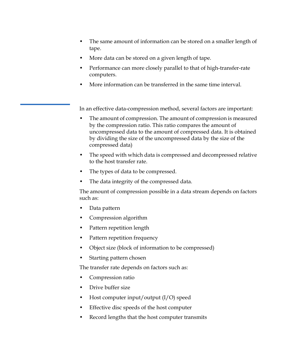 Data compression considerations | Quantum LTO-2 User Manual | Page 46 / 94