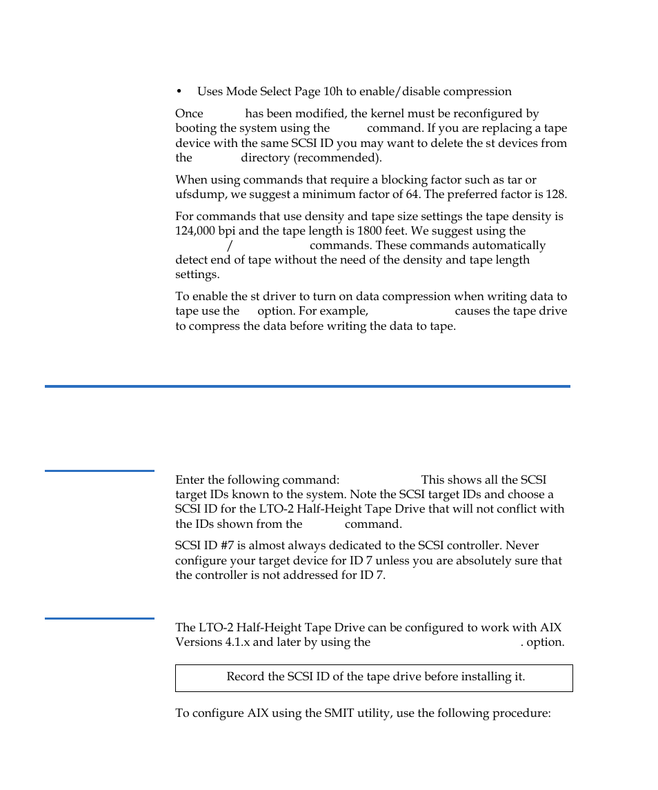 Finding existing scsi controllers and devices, Later) | Quantum LTO-2 User Manual | Page 68 / 94