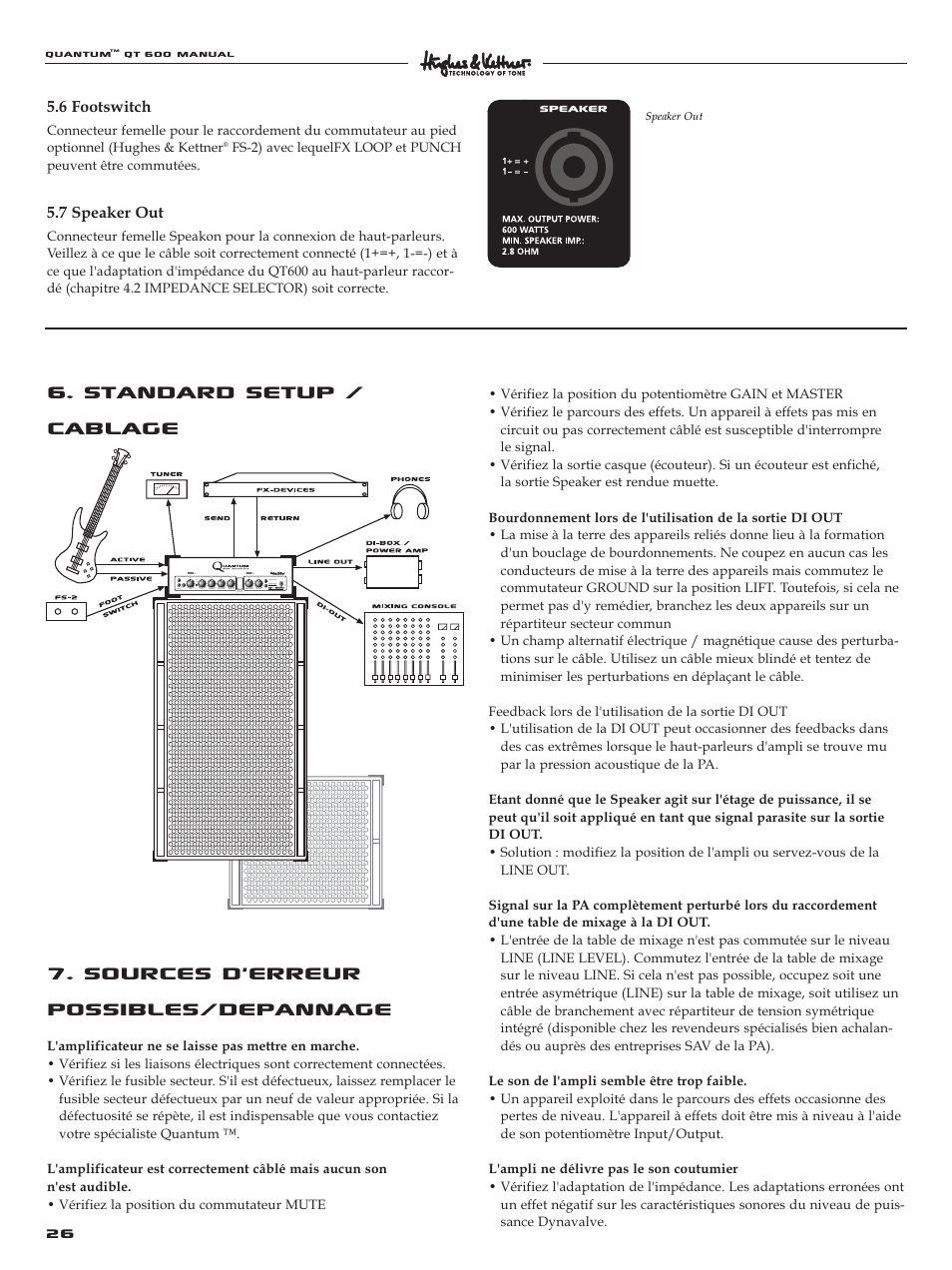 Quantum QT600 User Manual | Page 26 / 48