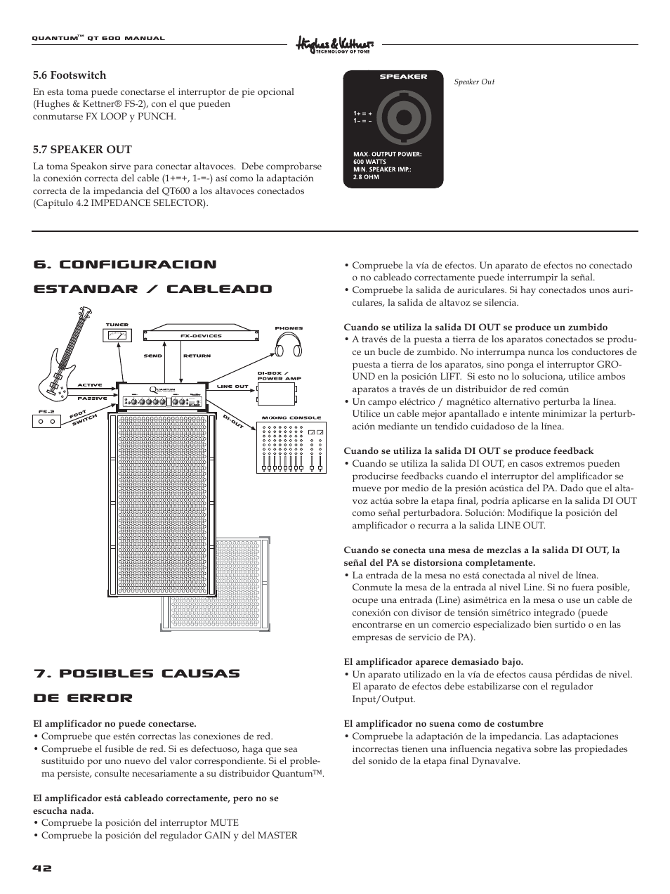 Quantum QT600 User Manual | Page 42 / 48