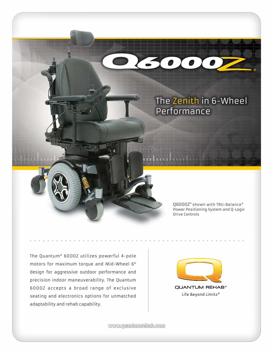 Quantum 6000Z User Manual | 2 pages