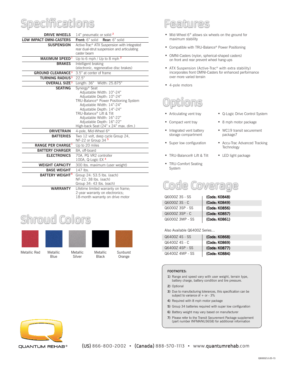 Quantum 6000Z User Manual | Page 2 / 2