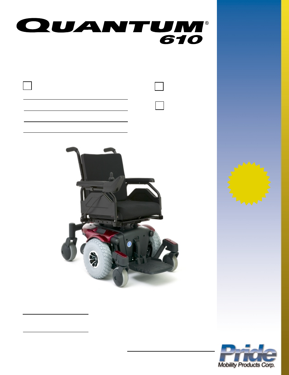 Quality control - quantum 610, Infmanu2924 | Quantum REHAB 610 User Manual | Page 59 / 59