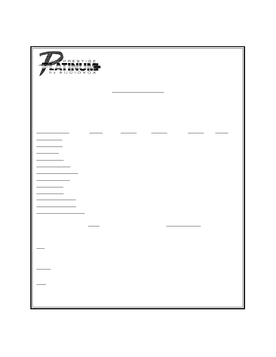 Q-Logic Car Security System APS-610 User Manual | 10 pages