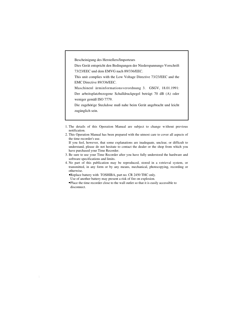 Quartz SIMPLEX 500 User Manual | Page 2 / 34