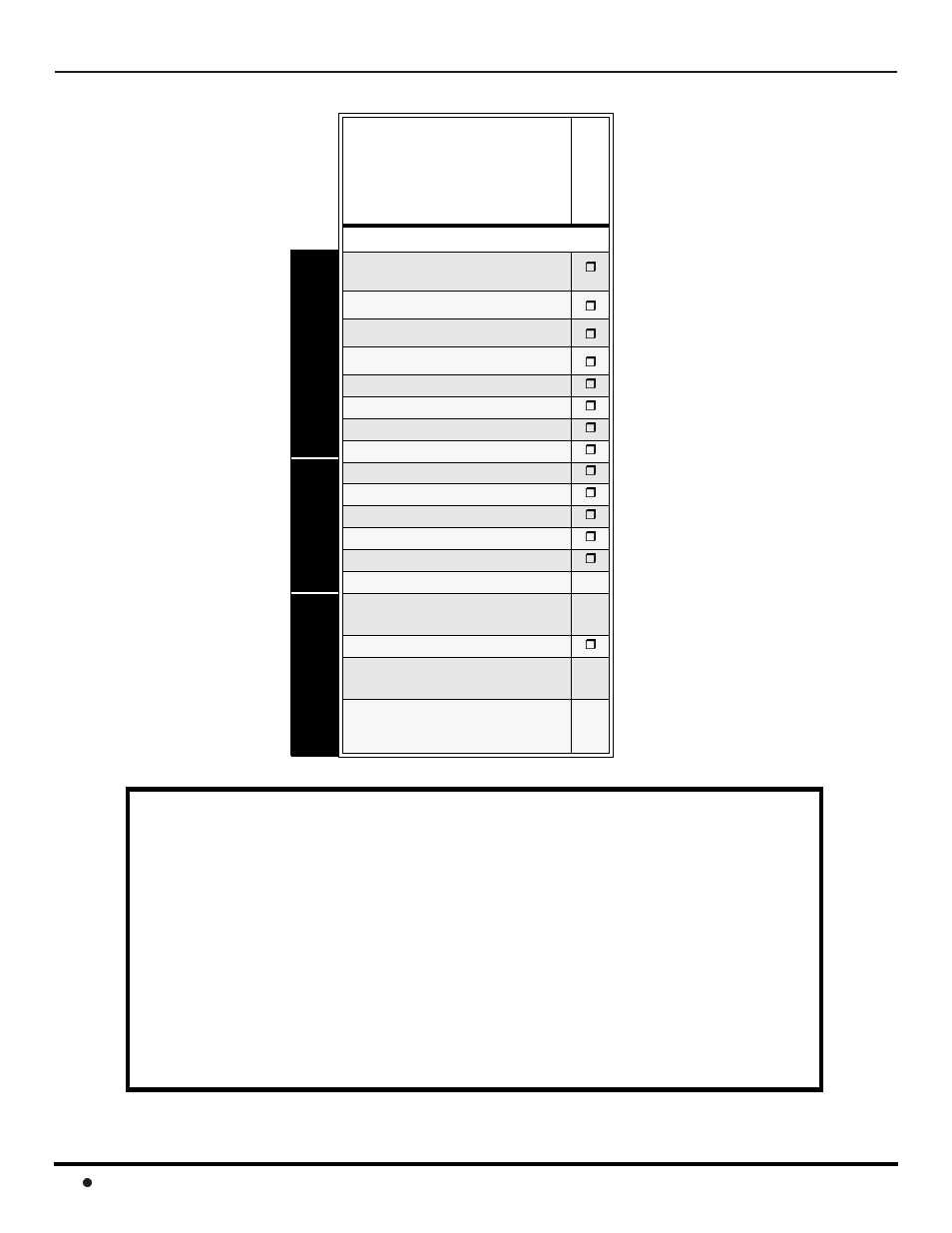 Tabla de caracteristicas | QUASAR SP-3235 User Manual | Page 42 / 72