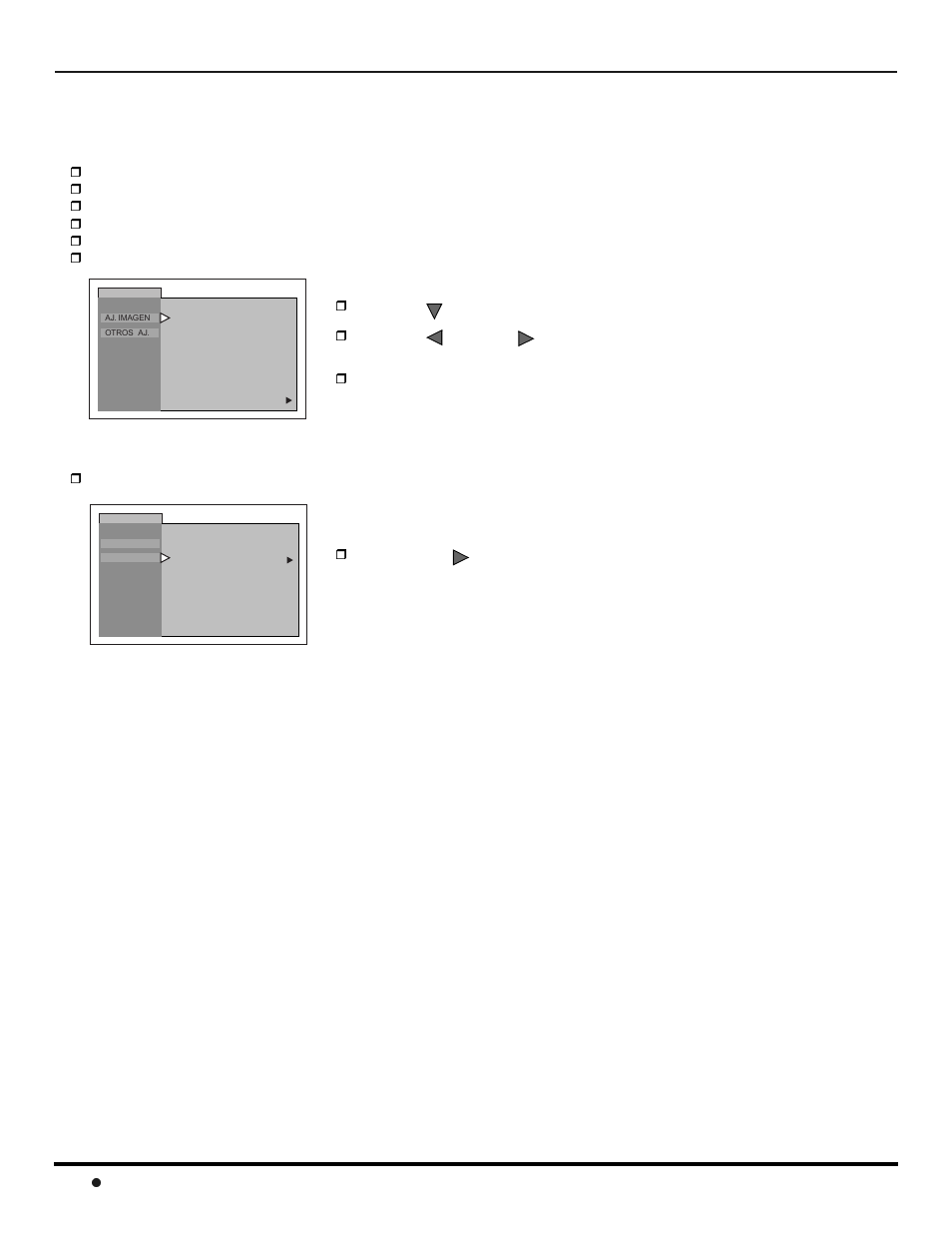Imagen, Conos, Peración del | Aj. (ajustes) imágen, Otros ajustes | QUASAR SP-3235 User Manual | Page 56 / 72