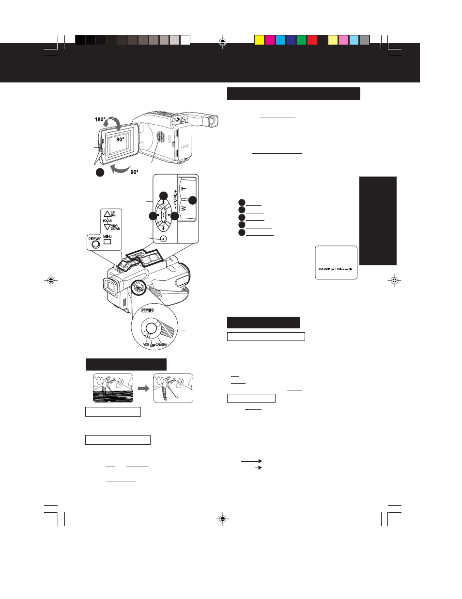 Playing back recordings, 19 basic operation | QUASAR Palmcorder VM-L152 User Manual | Page 19 / 40