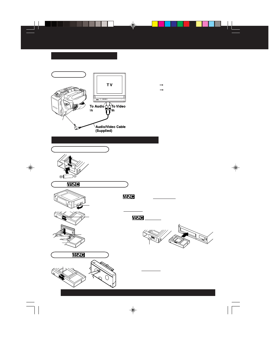 Playing back recordings | QUASAR Palmcorder VM-L152 User Manual | Page 20 / 40