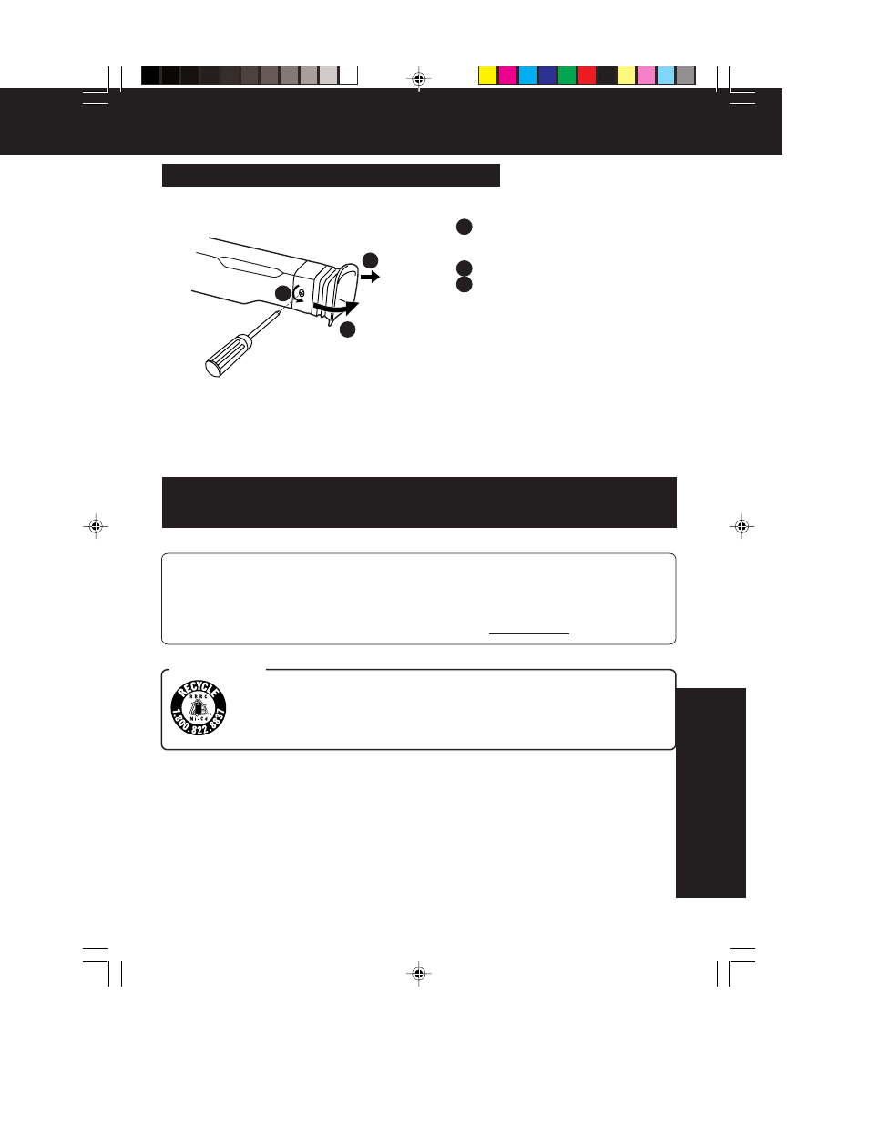 Operation notes (cleaning evf), Notice | QUASAR Palmcorder VM-L152 User Manual | Page 31 / 40