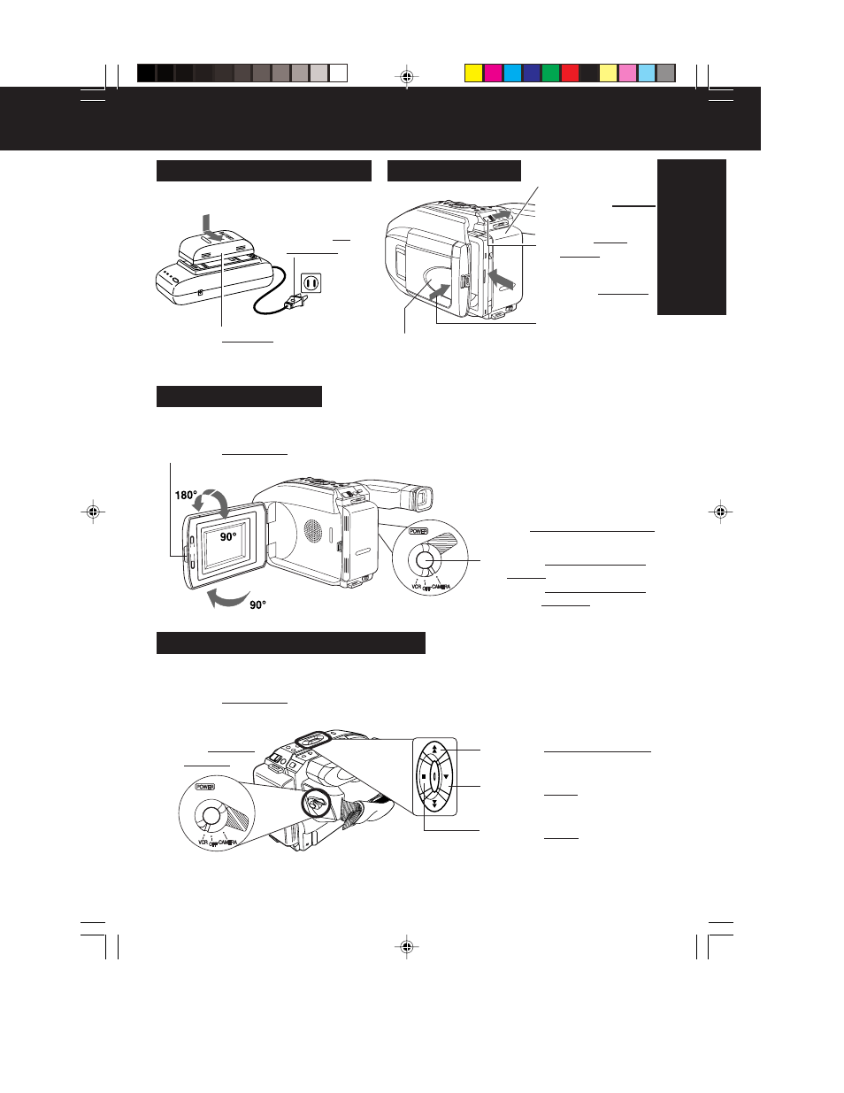 Quick operation guide | QUASAR Palmcorder VM-L152 User Manual | Page 7 / 40