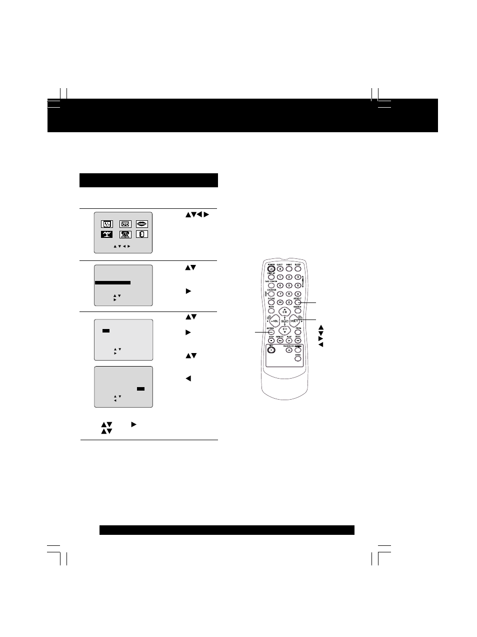 Special vcr features, Continued), Channel caption | QUASAR V V-1303B User Manual | Page 26 / 36