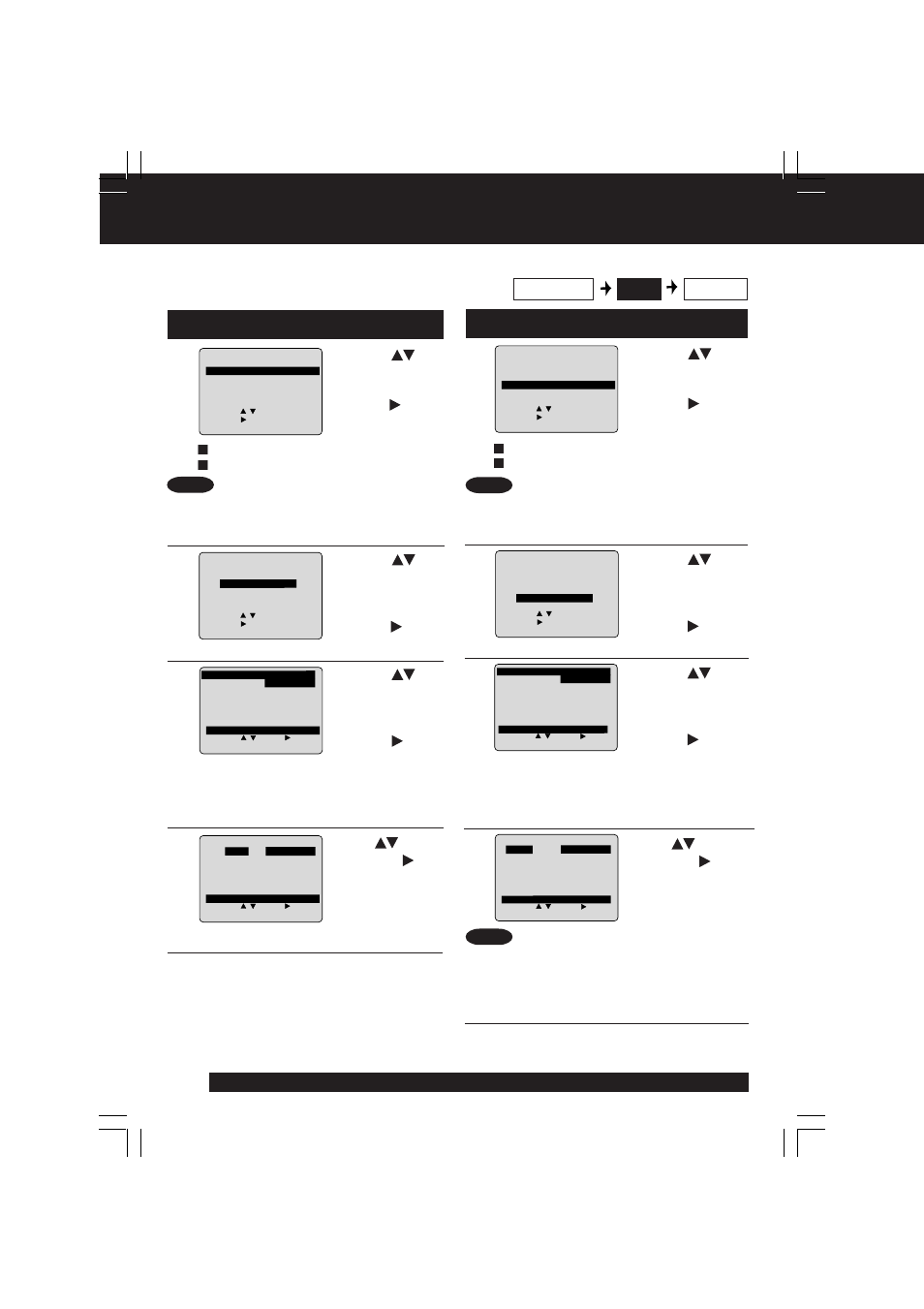 V-chip control feature, Continued), Setup us movies ratings | Setup us tv programs ratings | QUASAR V V-1303B User Manual | Page 28 / 36