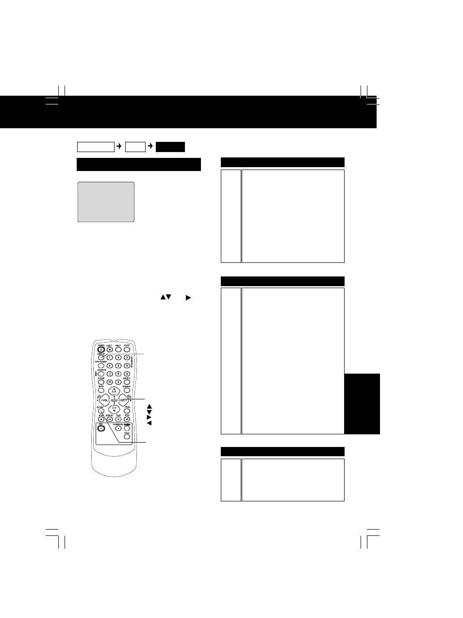Inued), Blocking message | QUASAR V V-1303B User Manual | Page 29 / 36