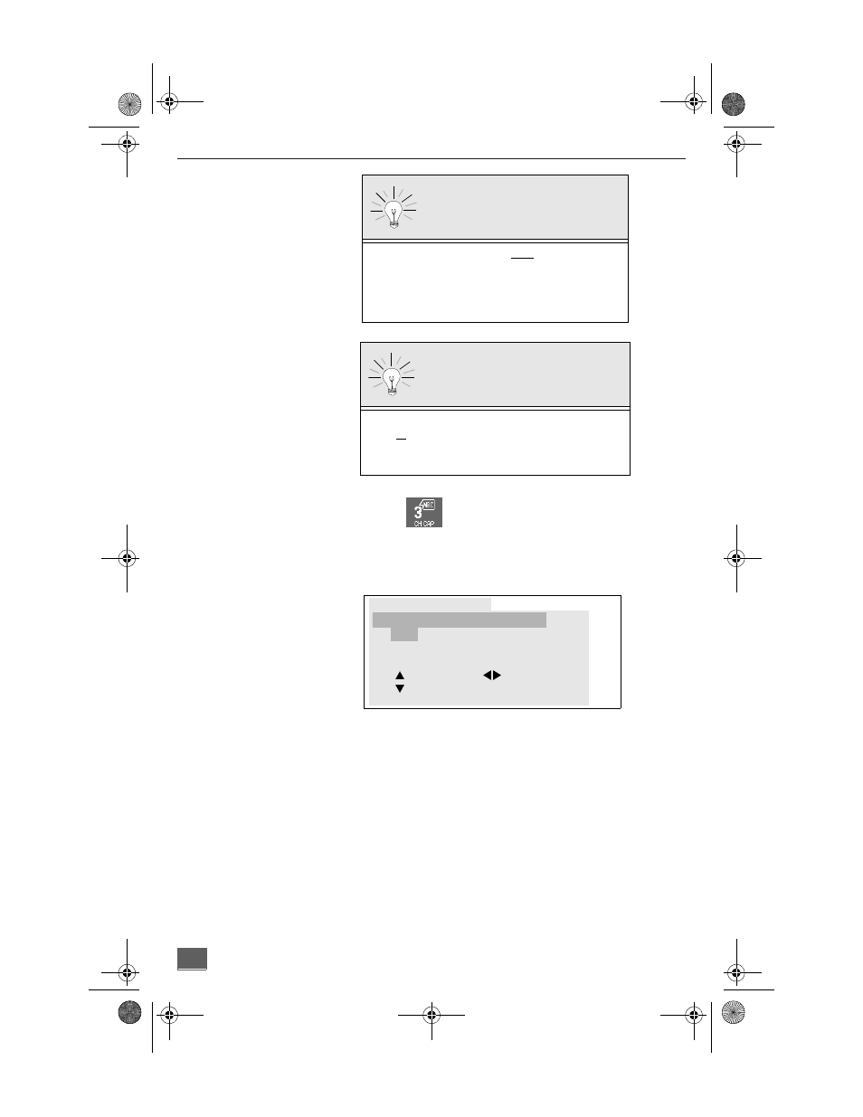 Ch cap (channel caption) | QUASAR SP3234 User Manual | Page 12 / 32