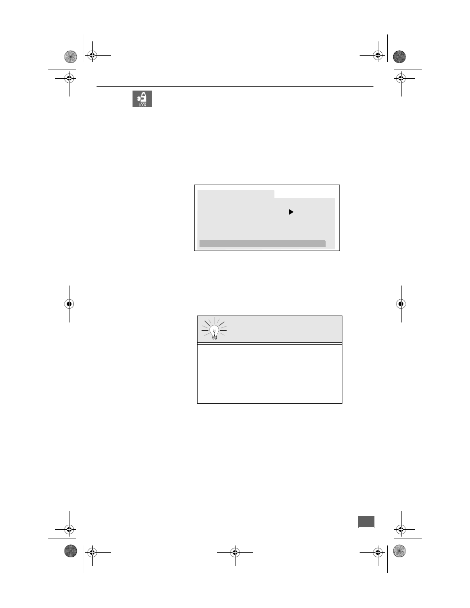 Lock (bloqueo), Activacion de localizacion de fallas, Lock | QUASAR SP3234 User Manual | Page 29 / 32
