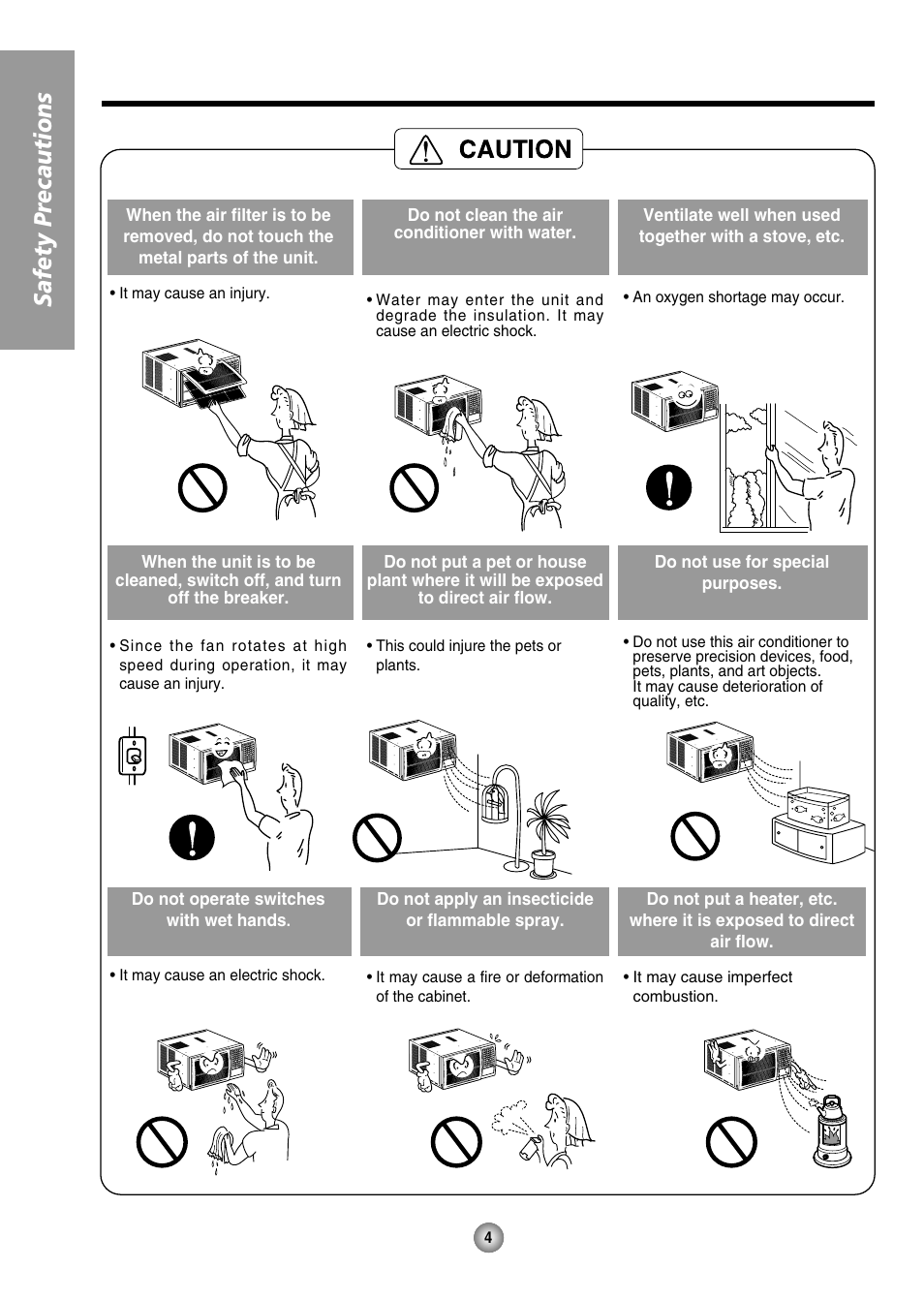Safety precautions | QUASAR HQ-2244UH User Manual | Page 4 / 32