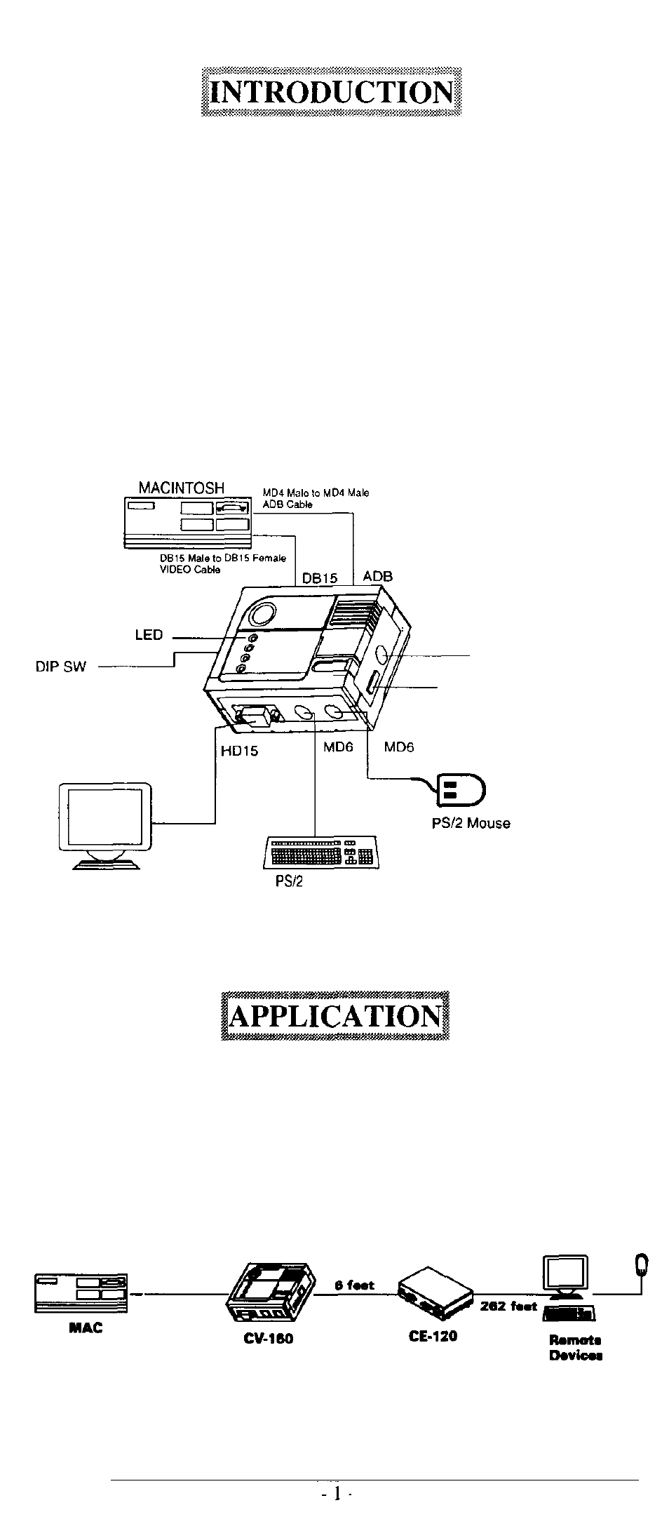 QVS Console Converter CV-160 User Manual | Page 2 / 5