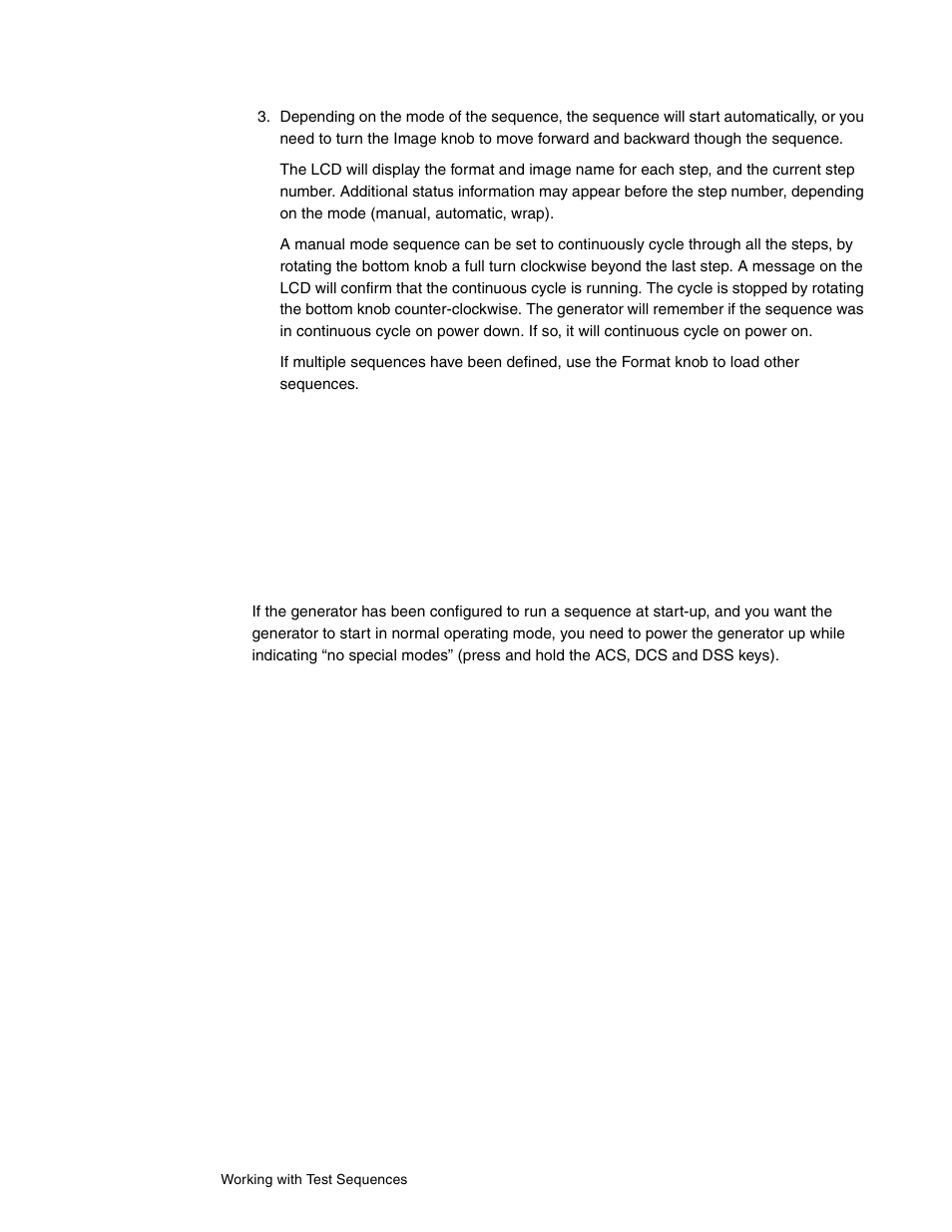 Cancelling the start-up sequence mode | Quantum Data 802BT User Manual | Page 106 / 744