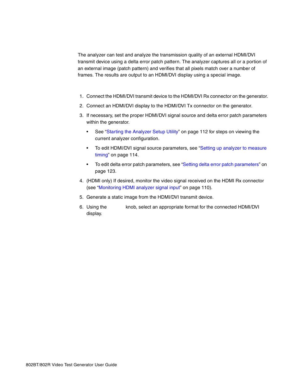 Measuring pixel errors in patch | Quantum Data 802BT User Manual | Page 135 / 744