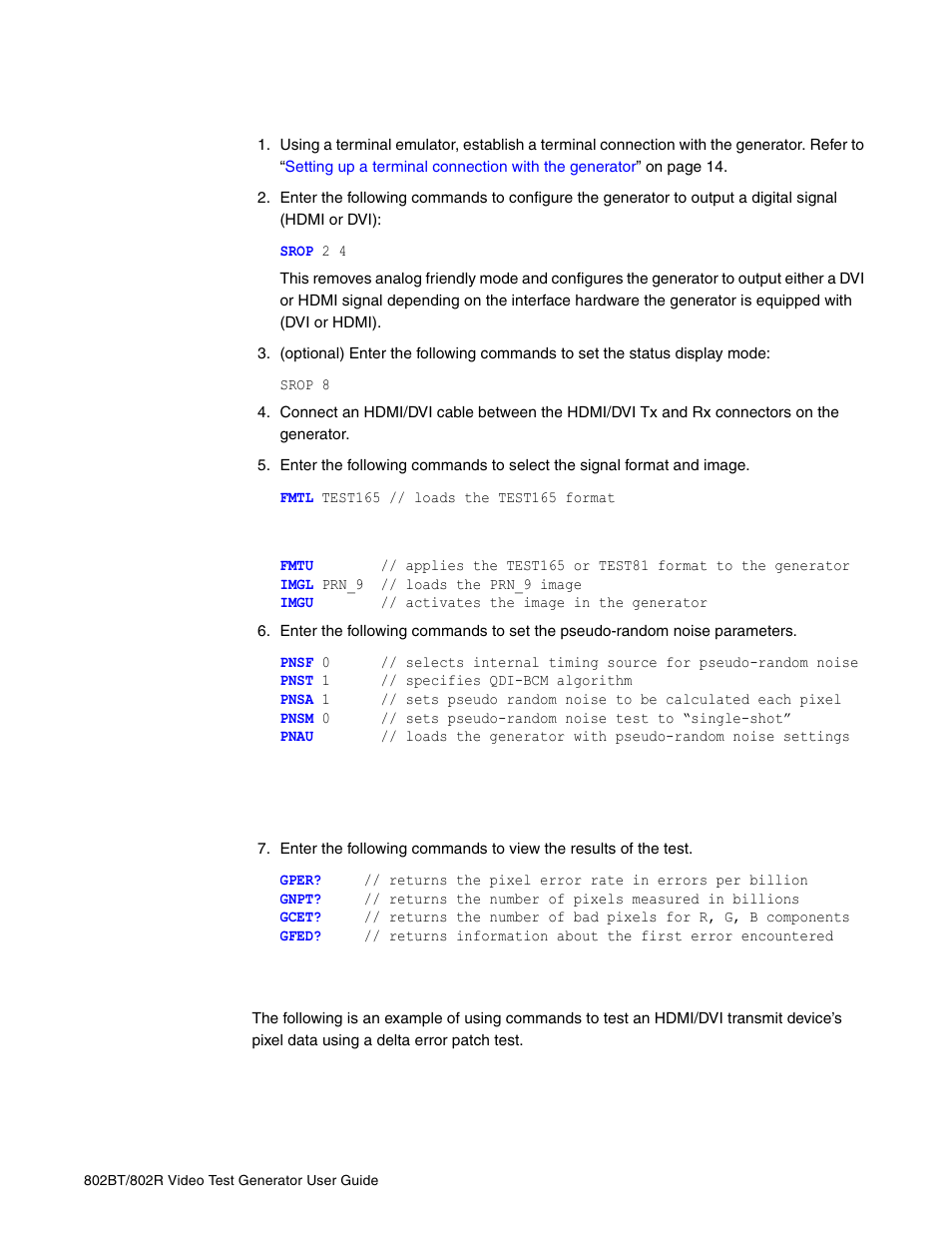 Analyzing pixel data (delta error patch) | Quantum Data 802BT User Manual | Page 145 / 744