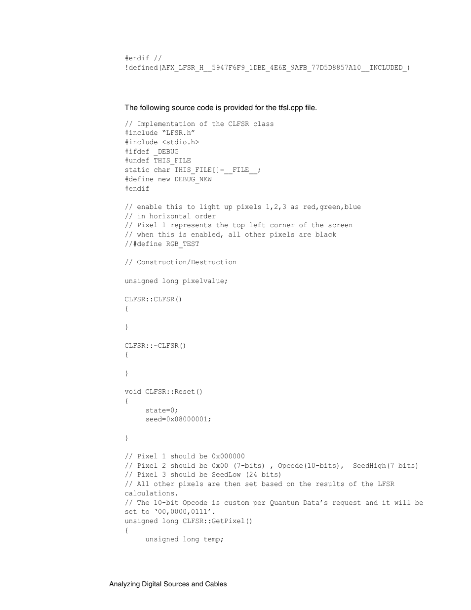 Lfsl.cpp | Quantum Data 802BT User Manual | Page 148 / 744