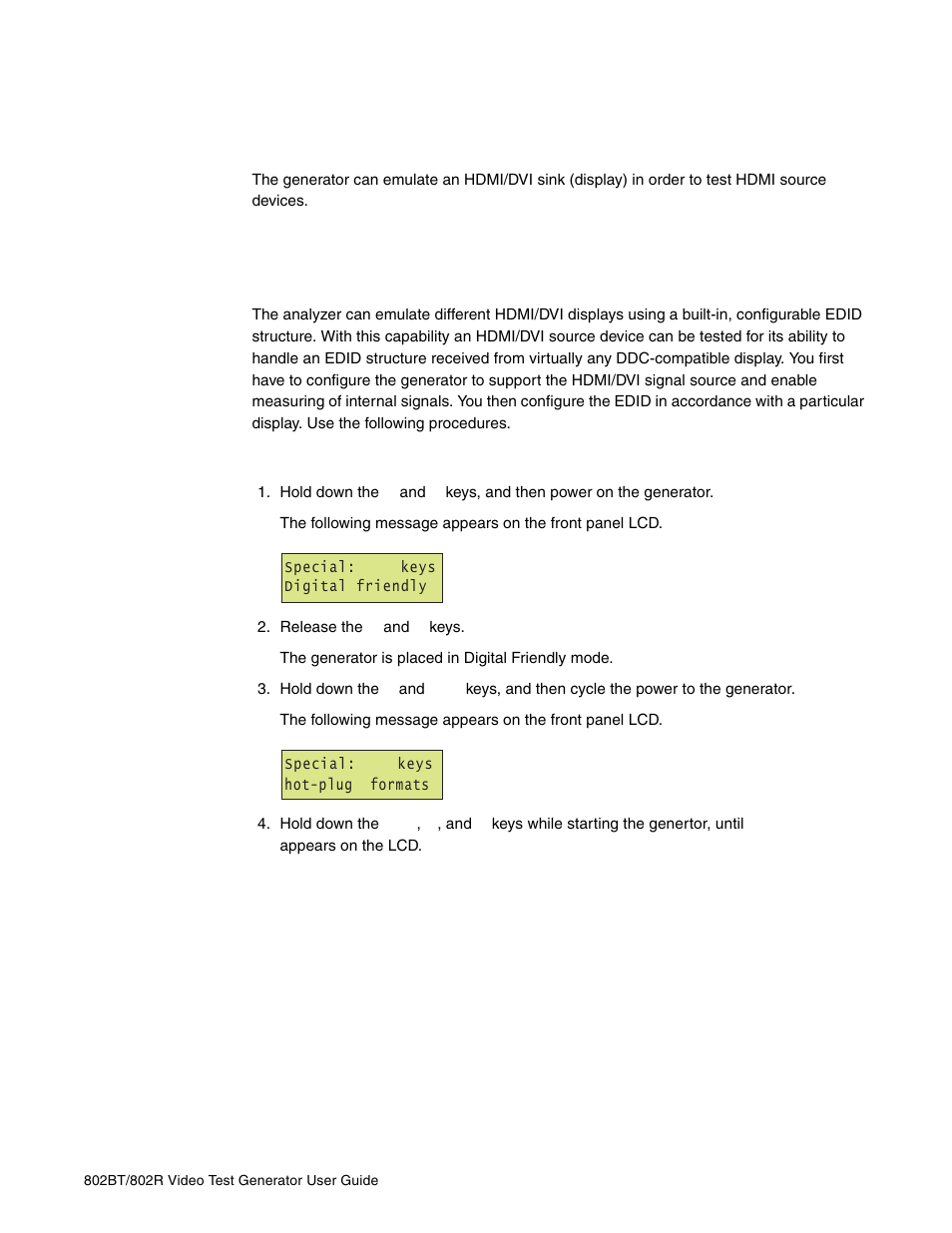 Edid testing for source devices, Testing response of source to edid | Quantum Data 802BT User Manual | Page 177 / 744