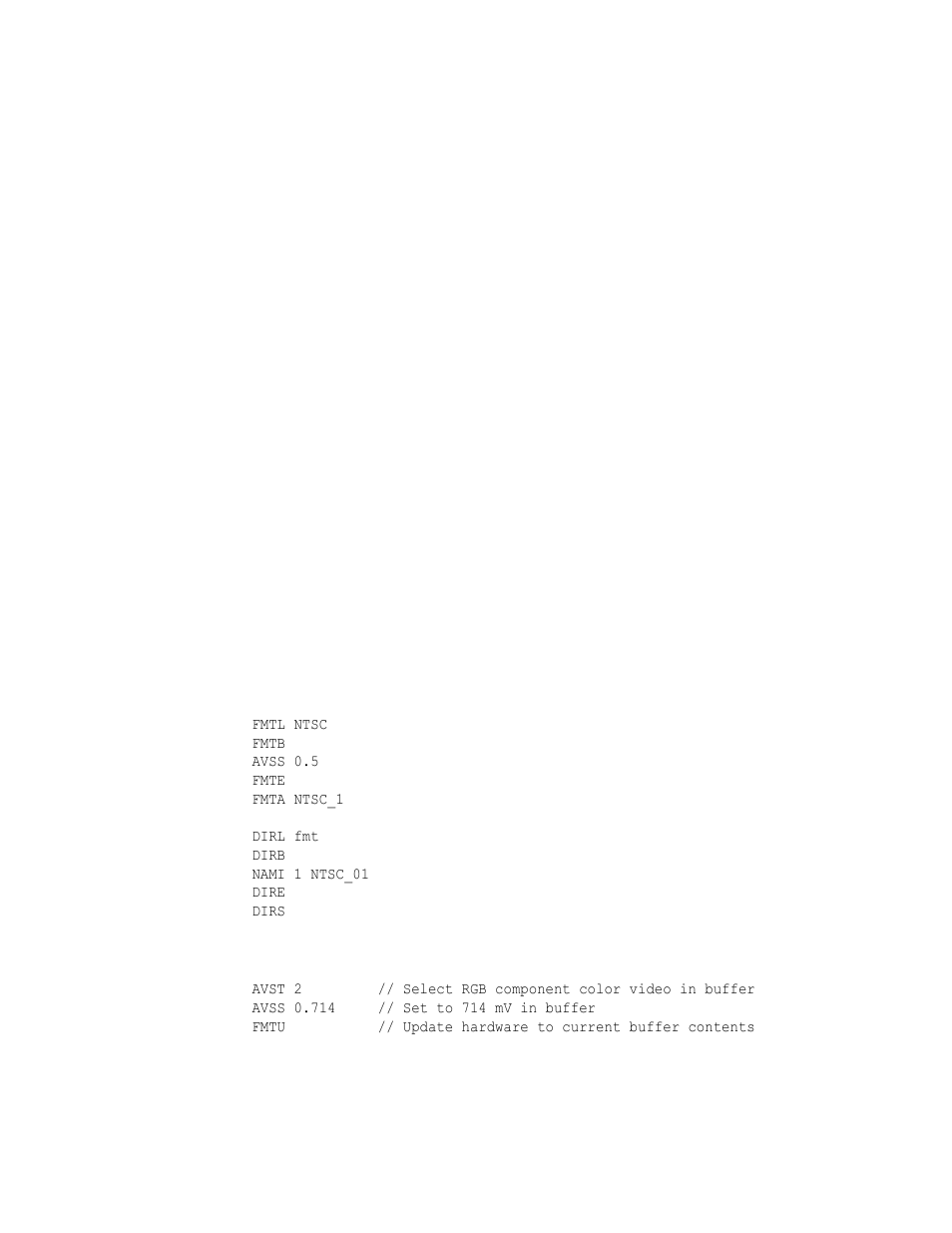 Avss, Avss analog video signal swing | Quantum Data 802BT User Manual | Page 253 / 744