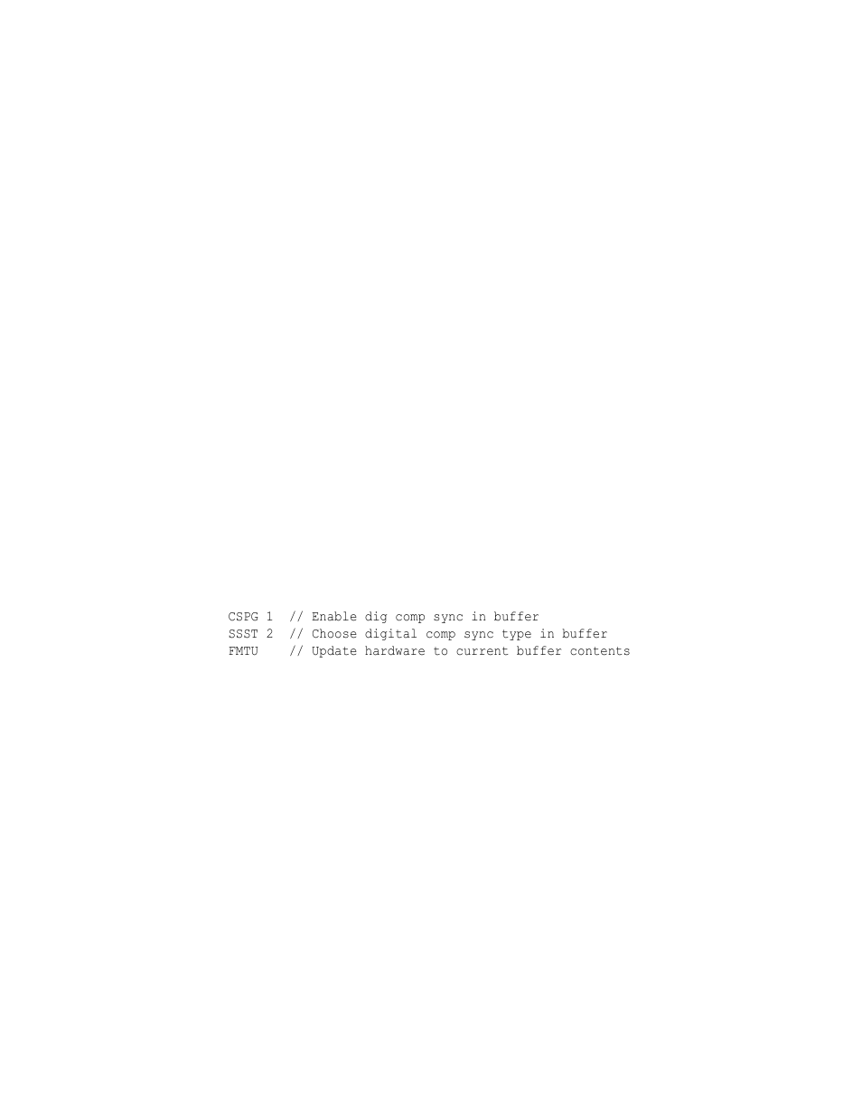 Cspg, Cspg composite sync pulse gate | Quantum Data 802BT User Manual | Page 269 / 744