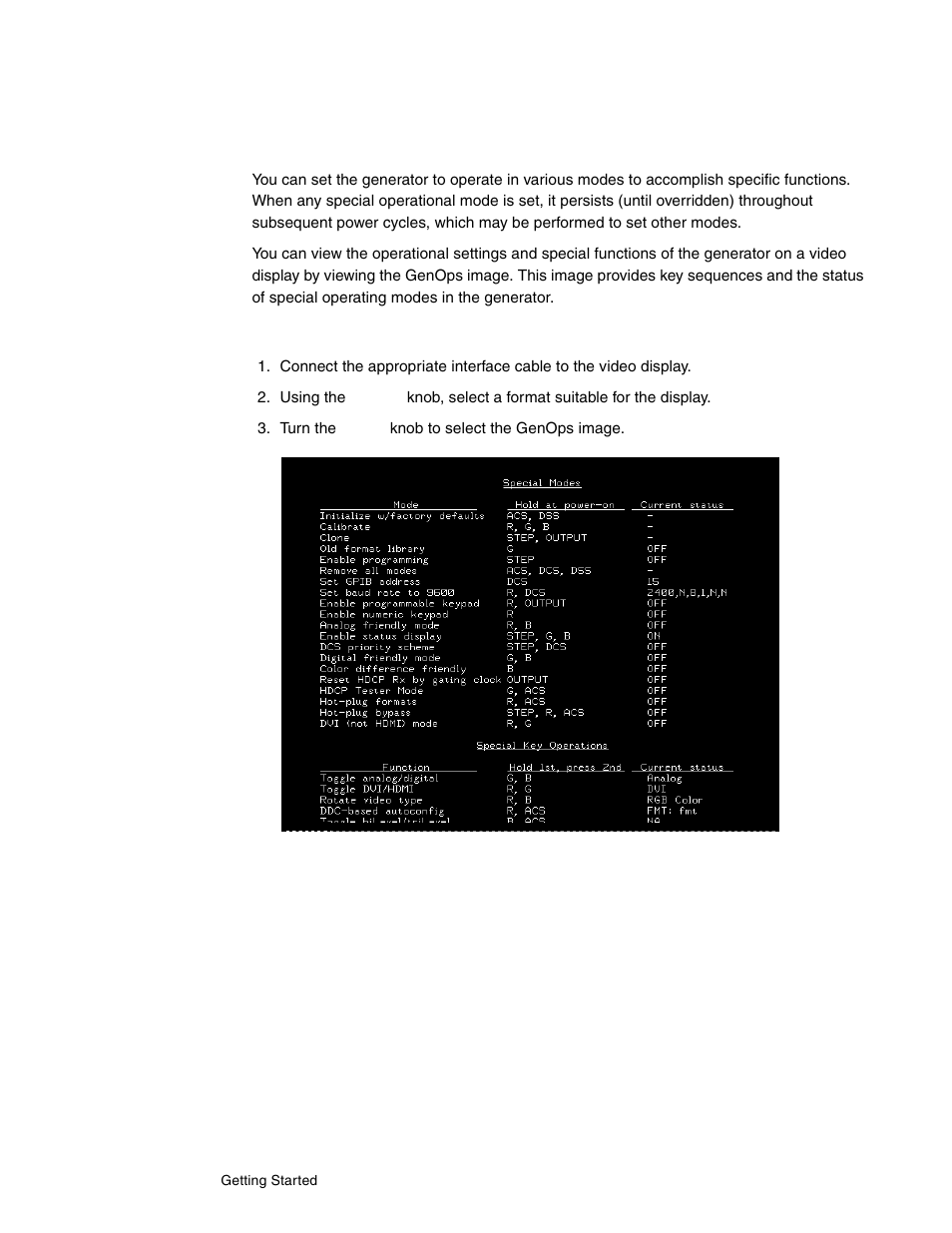 Special operating modes | Quantum Data 802BT User Manual | Page 28 / 744