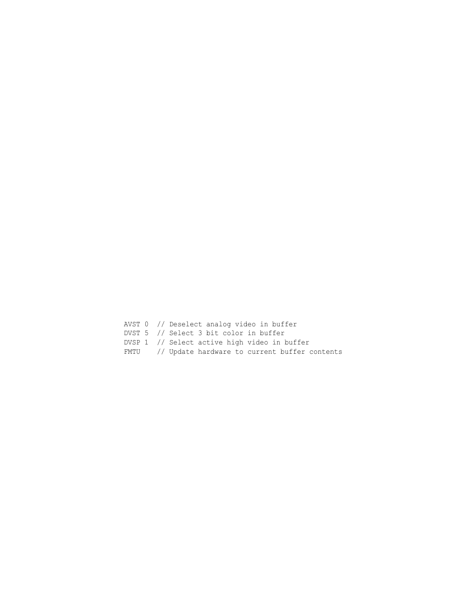 Dvsp, Dvsp digital video signal polarity | Quantum Data 802BT User Manual | Page 316 / 744