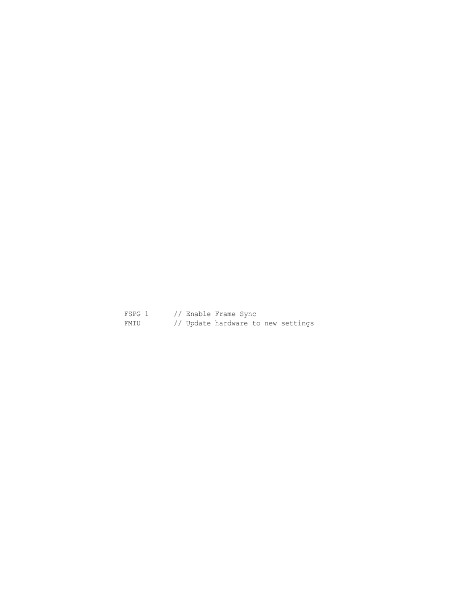 Fspg, Fspg frame sync pulse gate | Quantum Data 802BT User Manual | Page 353 / 744