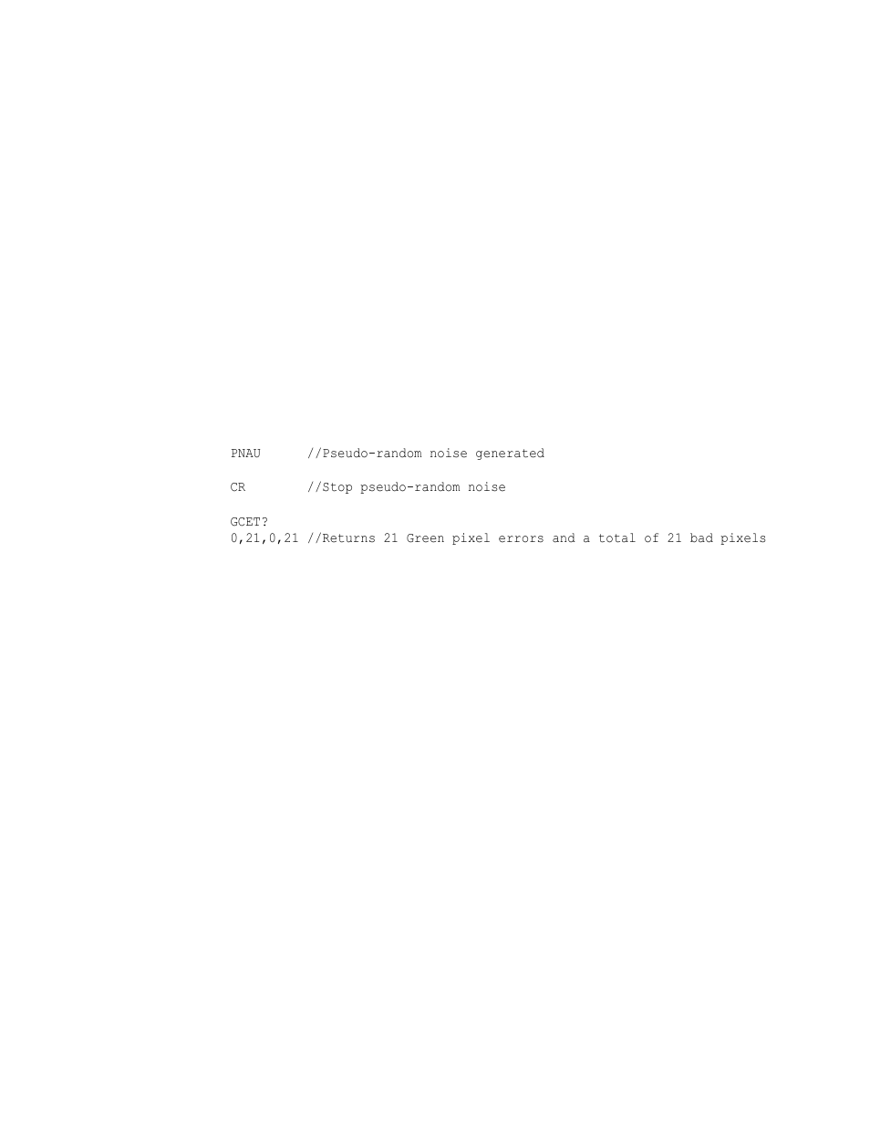 Gcet, Gcet? get component error tallies | Quantum Data 802BT User Manual | Page 358 / 744